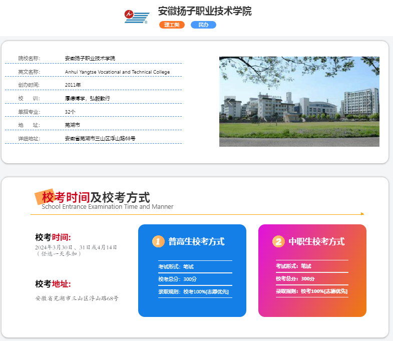 2025年安徽揚子職業(yè)技術(shù)學(xué)院?？伎荚噧?nèi)容是什么？備考推薦安徽單招網(wǎng)集訓(xùn)營！?？寂嘤?xùn)+升學(xué)指導(dǎo)！-圖2